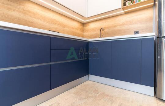 Кухня из матового пластика 8 