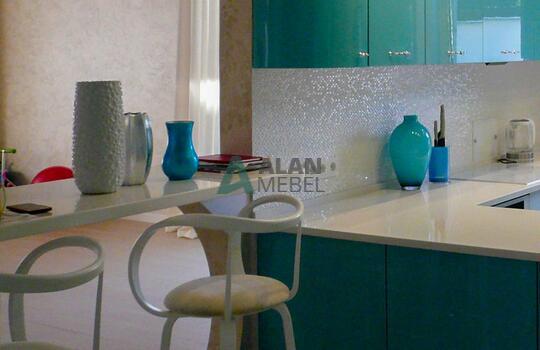 Бирюзовая кухня 
