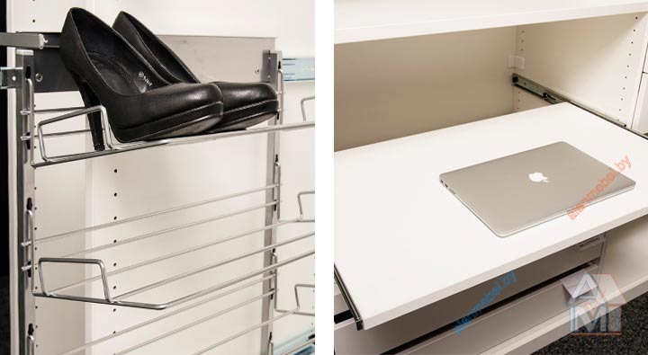 Элементы наполнения шкафов-купе